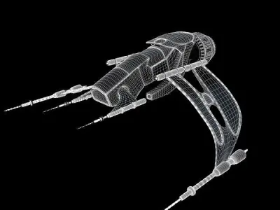 Spaceship one 3D model