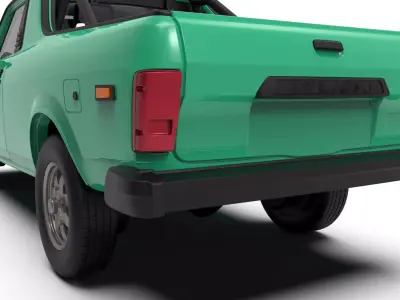 Brat 1981 vehicle STL pickup truck scale Car   3D print model