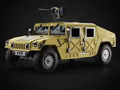 Em Military Vehicle Free 3D model