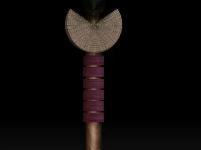 fantasy spear 3D model purchase