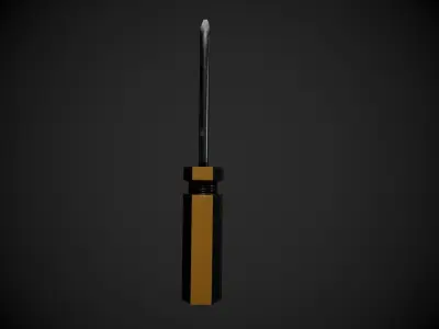 Handtools knife Free low-poly 3D model