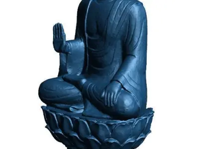 Buddha statue 3D print model