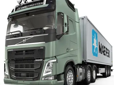  VOLVO FH 2013 container 