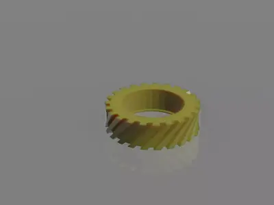 Kitchenaid Worm Gear - 3d printable Free 3D model