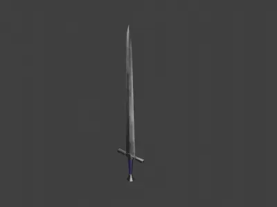 Medieval Short Sword Low-poly 3D model