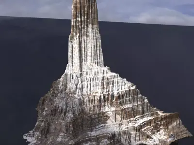 Emperors Mountain Ice 3D model