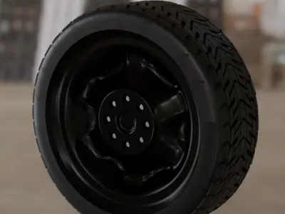Spare tire -  3D model Free 3D model