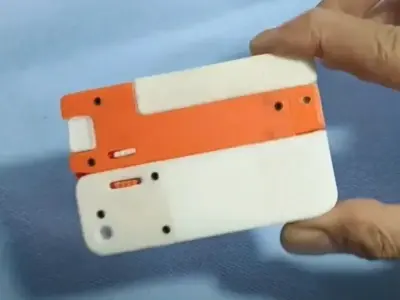 Educational Assembling Toy Gun - Lifecard Props only 3D print model