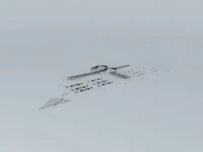 Southend Airport  Train Station Free 3D model