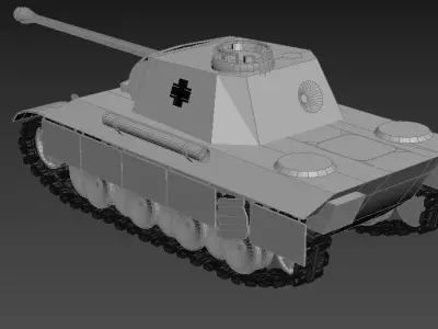 Pzkpfw V Panther 3D model