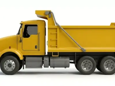 Heavy Duty Industrial Dump Truck 3D model