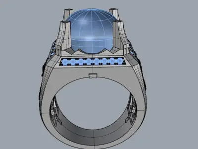 Ring men 3D model