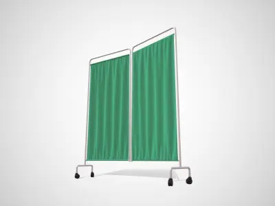 Modular Medical Screen 3d Model 3D model