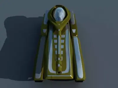 Sci-fi Tank  3D model