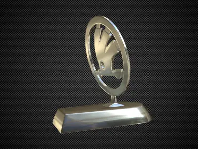 skoda logo 3D model from CGTrader