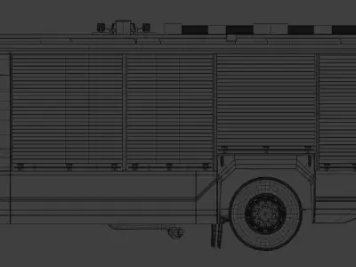 Rosenbauer AT2020 TLF 3D model