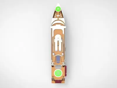 Lurssen Super Yacht  3D model