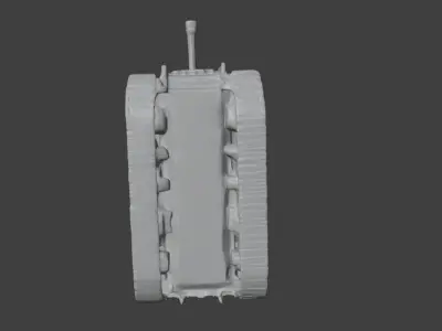 Tank Miniature for 3D Printing - Wargaming and Tabletop Battles 3D print model