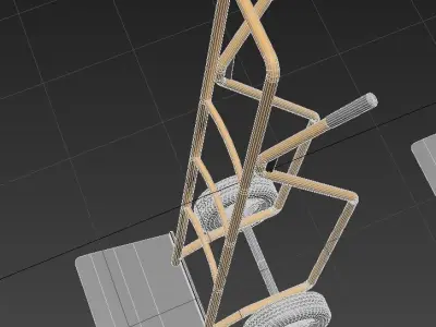 Hand truck 3D model get
