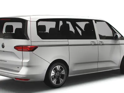 Volkswagen T7 Multivan TDI Long 2023 3D model