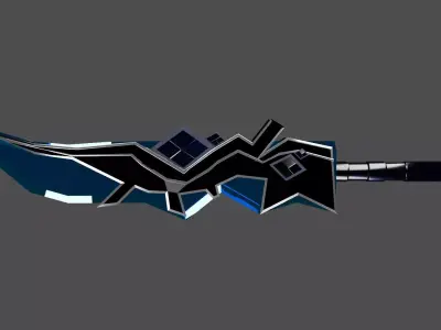 dragger model Low-poly 3D model