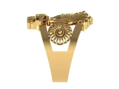 Ashoka Ring 3D print model 3D print model