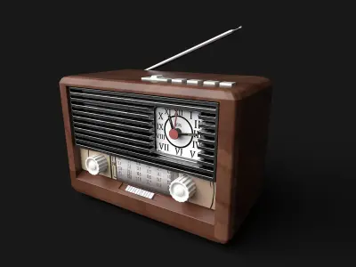 Radio 3D model buy