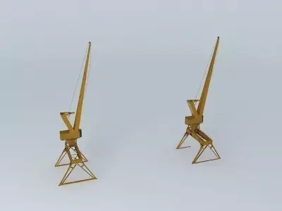 Picasso cranes Free 3D model