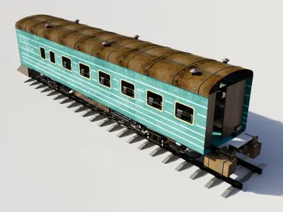 Trainwagontracks 3D model