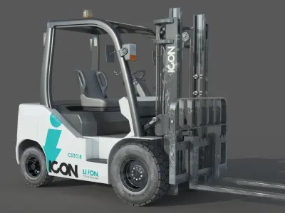 Icon LI-ION CS30E Forklift 3D model