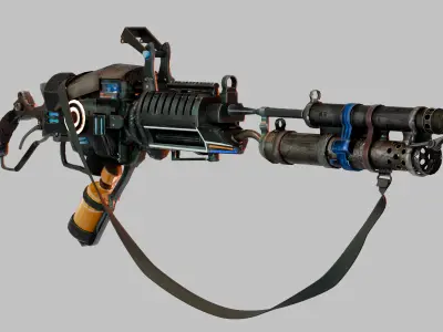 flame Thrower 3D model