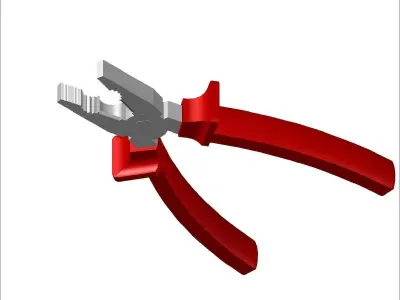 Plier 8 inch 3D model