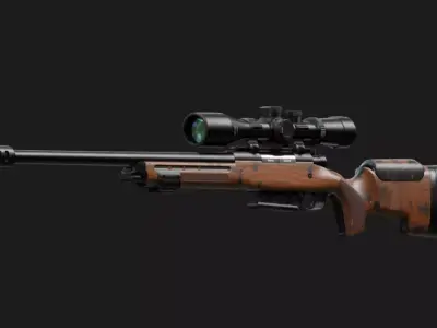 Modern Hunting Rifle 3D model