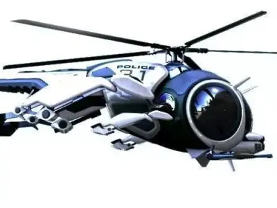 drosophila melanocopter Low-poly 3D model