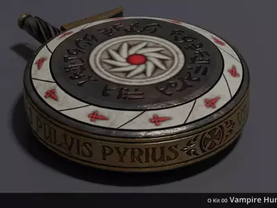 O Kit 00 Vampire Hunter Trunk Low-poly 3D model