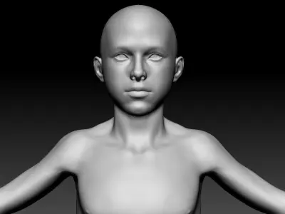 Male body 08 3D model