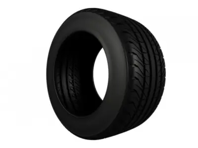 Muscle Car tire 3D model