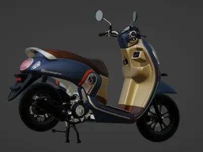 Scoopy New 2021 Low-poly 3D model