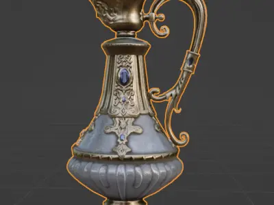 Ewer Pitcher 3D model