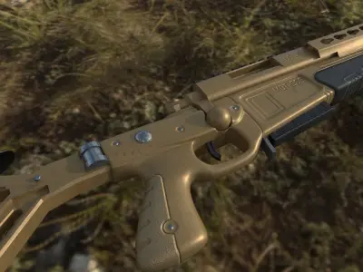 LC 42 Rifle Low-poly 3D model