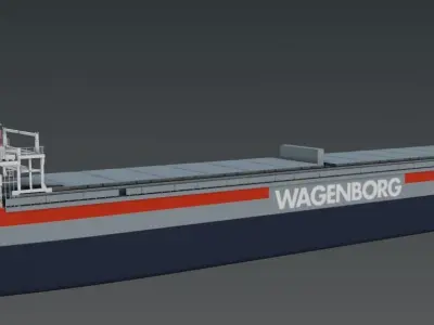 EasyMax Egbert Wagenborg multipurpose iceclassed vessel 3d model Low-poly 3D model