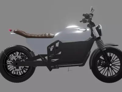 Jab style Electric Motorcycle 3D model