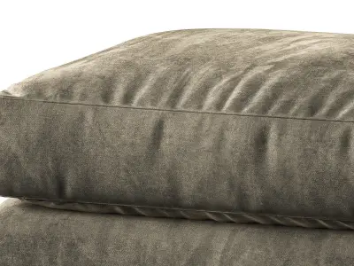 blackwood americano pouf art 5489 3D model