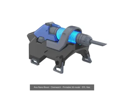 Overwatch Weapons - Part 1 - 15 Printable models - Personal Use 3D Model Pack