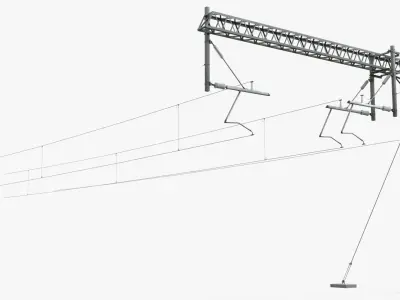  Railway Electrification Gantry Structure Gray 
