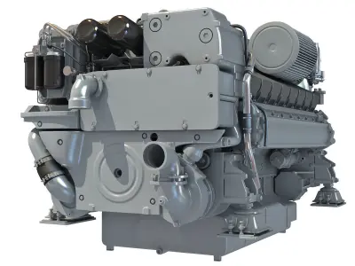 Yacht Engine - 3D Models 3D model