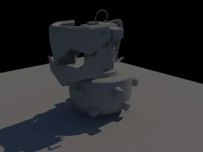 JIMS GRENADE 1 Free low-poly 3D model