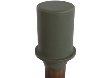 Stick Grenade Low-poly 3D model get