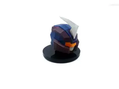 Super Mecha - Talqad of Code Name T4LQ4 - 3D Print Ready Low-poly 3D model