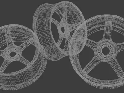 Car disk  3D model